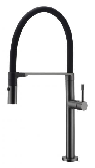 Однорычажный смеситель на горизонтальную поверхность для кухонной мойки Boheme Uno 114 схема 6