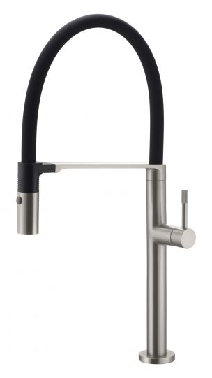 Однорычажный смеситель на горизонтальную поверхность для кухонной мойки Boheme Uno 114 схема 9