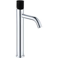 Высокий хромированный смеситель на горизонтальную поверхность для раковины Boheme Stick 122 схема 3