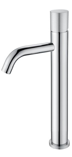 Высокий хромированный смеситель на горизонтальную поверхность для раковины Boheme Stick 122 схема 6