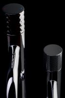 Высокий хромированный смеситель на горизонтальную поверхность для раковины Boheme Stick 122 схема 8