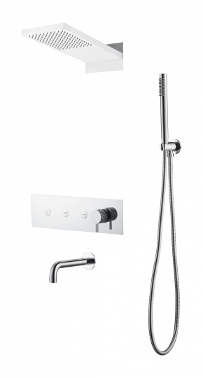 Встроенная душевая система с изливом Boheme Fusion 130-2 схема 2 Встроенная душевая система с изливом Boheme Fusion 130-2 схема 2