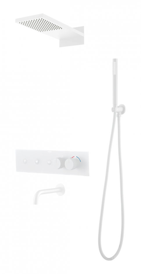 Душевая система с термостатическим смесителем и изливом Boheme Fusion 131-2 ФОТО