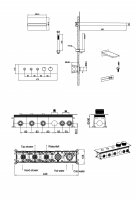 Встроенная душевая система с термостатом Boheme Fusion 131 схема 5 Встроенная душевая система с термостатом Boheme Fusion 131 схема 5