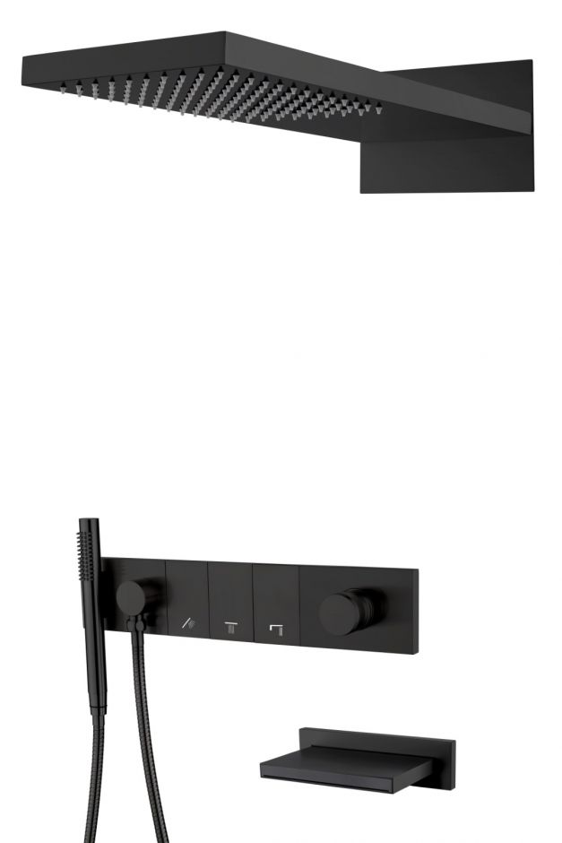 Встроенная душевая система 55х45х140 см Boheme ZODIAC 132-2