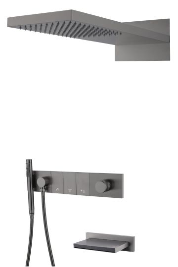 Встроенная душевая система 55х45х140 см Boheme ZODIAC 132-2 схема 3 Встроенная душевая система 55х45х140 см Boheme ZODIAC 132-2 схема 3