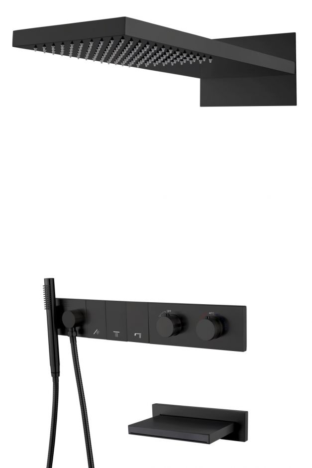 Встроенная душевая система 55х45х140 см Boheme ZODIAC 133-2