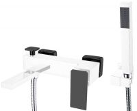 Однорычажный настенный смеситель для ванны Boheme Q 143 схема 9