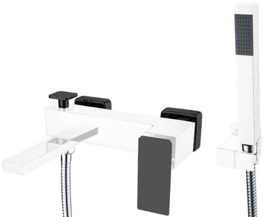 Однорычажный настенный смеситель для ванны Boheme Q 143 схема 9