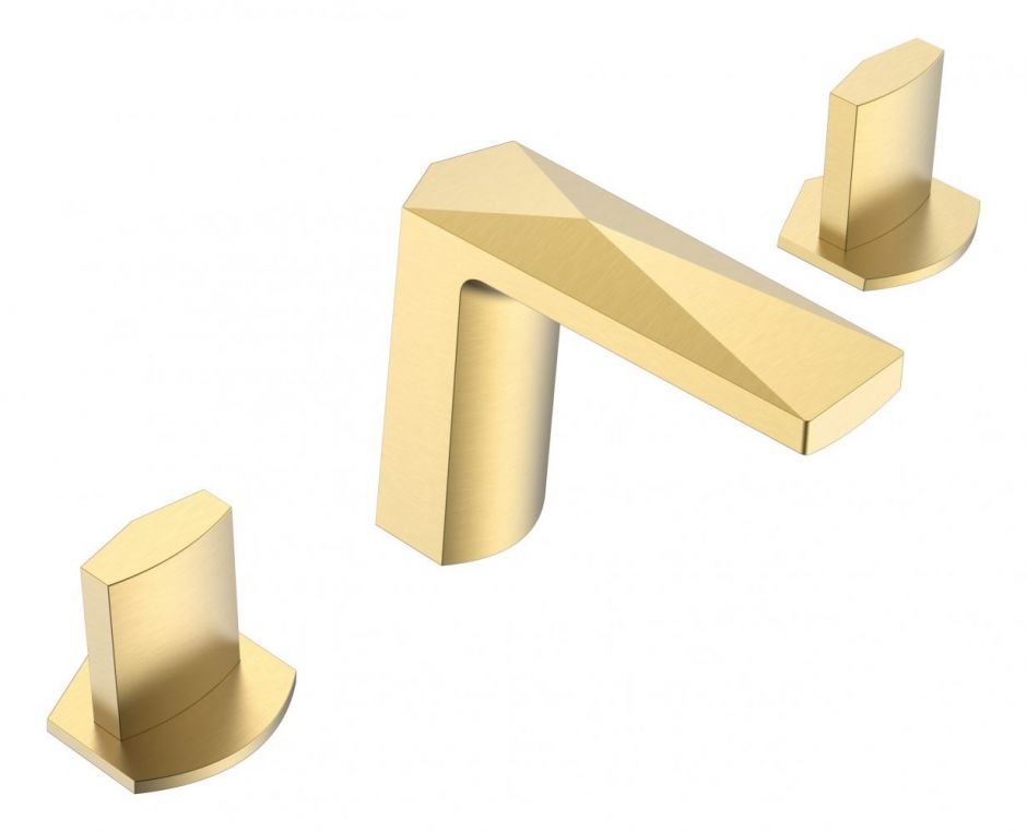 Золотой смеситель для раковины Boheme Venturo 150 ФОТО