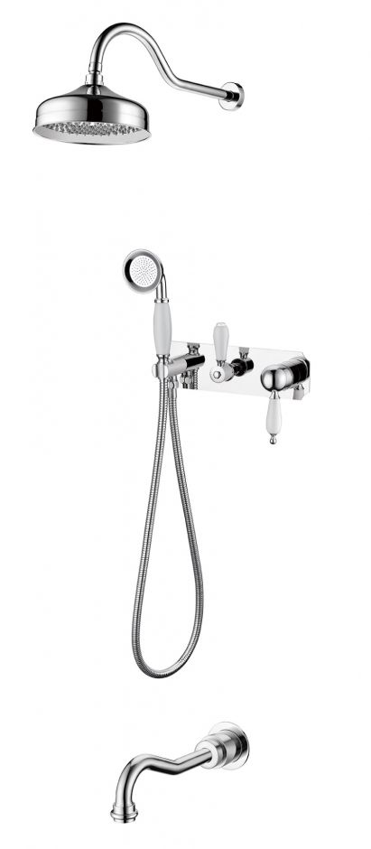 Изображение Однорычажный встраиваемый смеситель для ванны Boheme Tradizionale 268