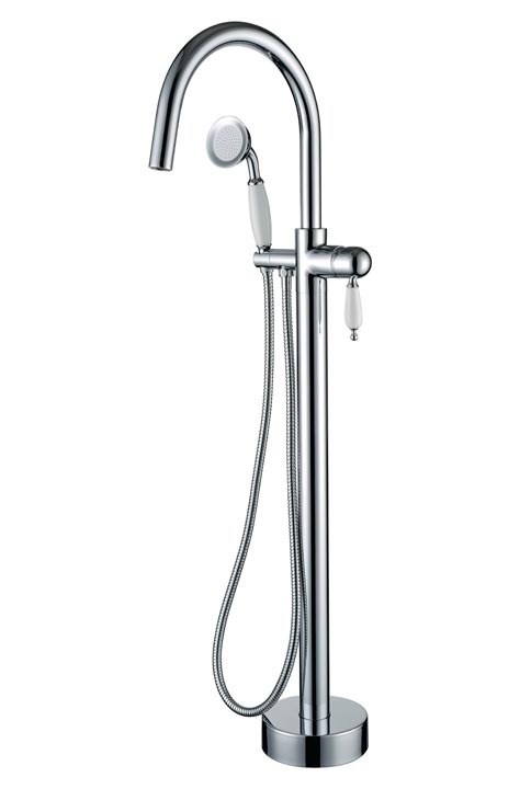 Изображение Однорычажный напольный смеситель для ванны Boheme Brilante 269