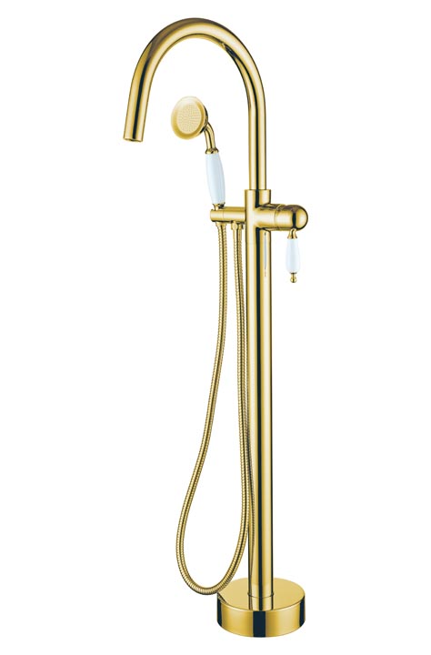 Однорычажный напольный смеситель для ванны Boheme Brilante 289