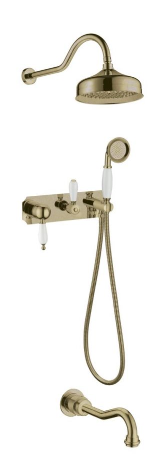 Однорычажный встраиваемый смеситель для ванны Boheme Medici Ripresa 308