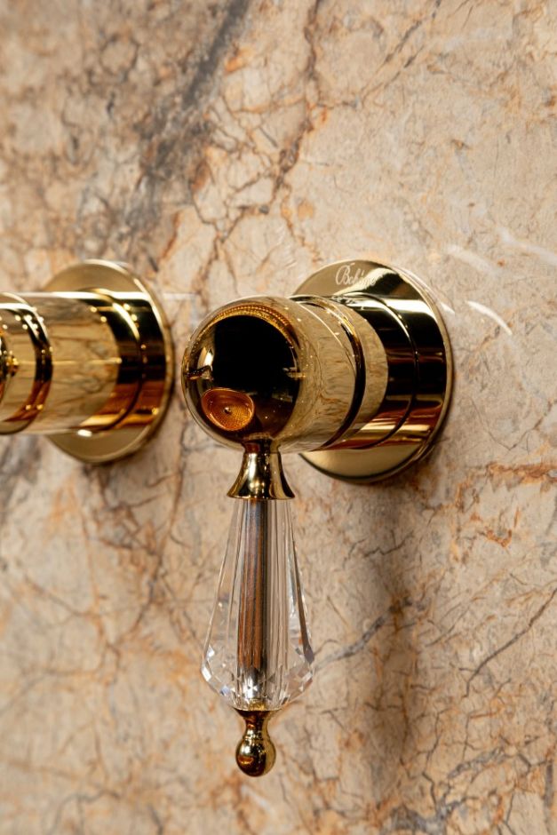 Однорычажный встраиваемый смеситель для раковины Boheme Brilante Ripresa 327 ФОТО