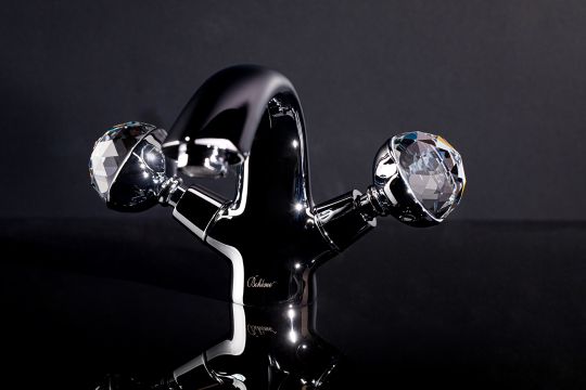 Вентильный смеситель на горизонтальную поверхность для раковины Boheme Brilante Presente 351 схема 4