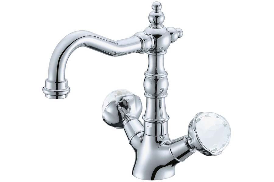 Вентильный смеситель на горизонтальную поверхность для раковины Boheme Brilante Presente 352