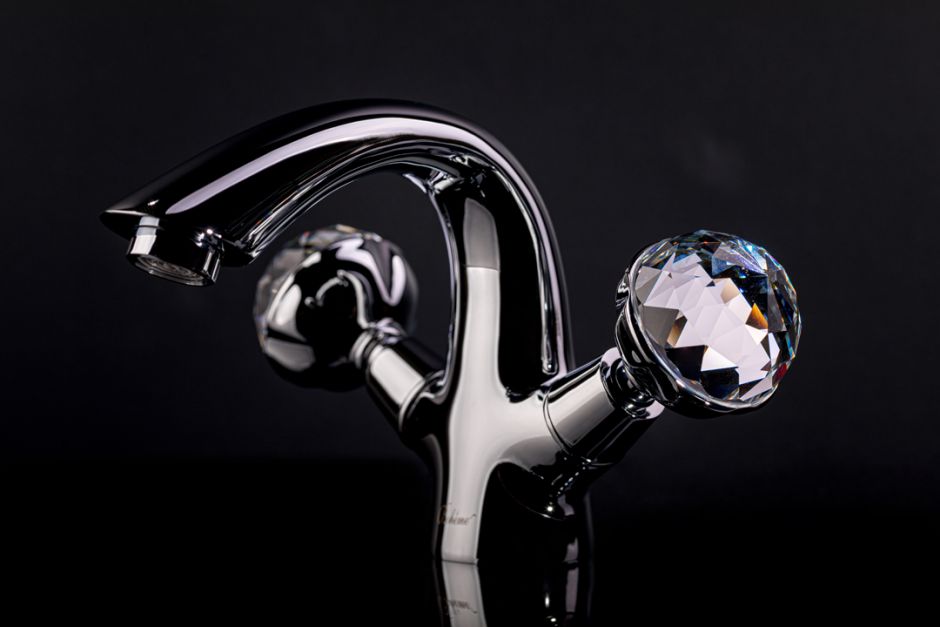 Вентильный смеситель на горизонтальную поверхность для биде Boheme Brilante Presente 356 ФОТО