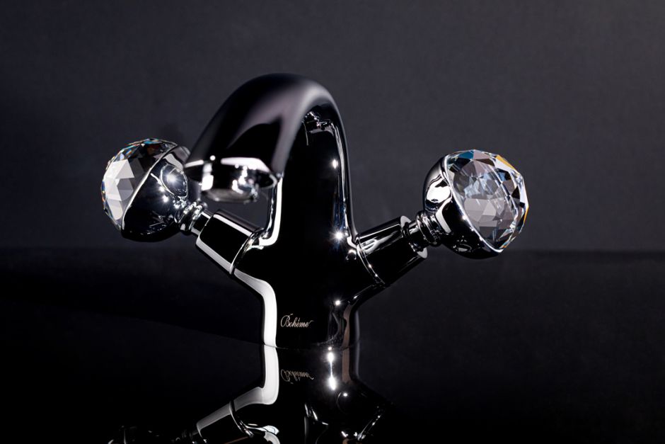 Вентильный смеситель на горизонтальную поверхность для биде Boheme Brilante Presente 356 ФОТО