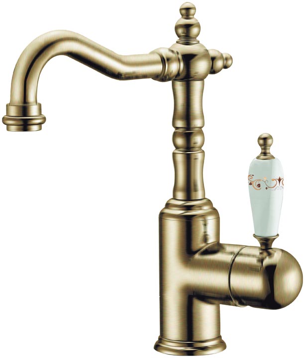 Однорычажный смеситель на горизонтальную поверхность для раковины Boheme Provanse 362 цена от 24 643 ₽ Фото Однорычажный смеситель на горизонтальную поверхность для раковины Boheme Provanse 362