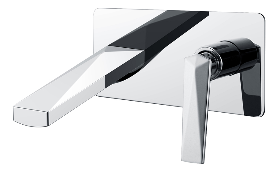 Однорычажный встраиваемый смеситель для раковины Boheme Venturo 375