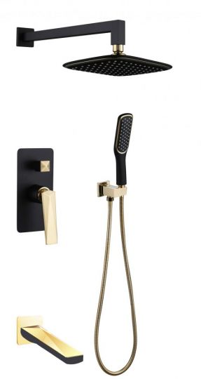 Однорычажный встраиваемый смеситель для душа Boheme Venturo 384 схема 2