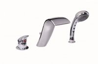 Однорычажный смеситель на горизонтальную поверхность для ванны Boheme  390 схема 1