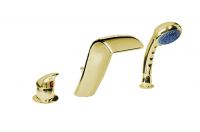 Однорычажный смеситель на горизонтальную поверхность для ванны Boheme  390 схема 3