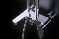 Однорычажный настенный смеситель для ванны Boheme Spectre 453 схема 6