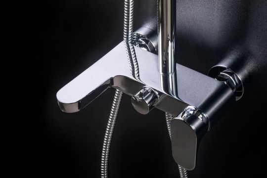 Однорычажный настенный смеситель для ванны Boheme Spectre 453 схема 8