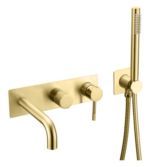 Однорычажный встраиваемый смеситель для ванны Boheme Uno 464 схема 3