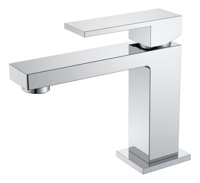 Однорычажный смеситель для раковины Boheme Qubic 471 ФОТО