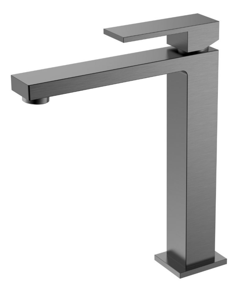 Однорычажный смеситель на горизонтальную поверхность для раковины Boheme Qubic 472 ФОТО