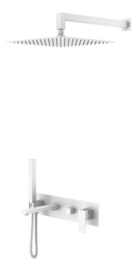 Однорычажный встраиваемый смеситель для душа Boheme Qubic 474 схема 7