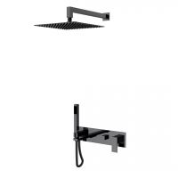 Однорычажный встраиваемый смеситель для душа Boheme Qubic 474 схема 9