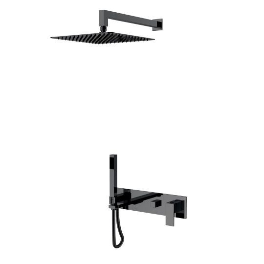 Однорычажный встраиваемый смеситель для душа Boheme Qubic 474 схема 9