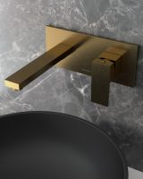 Однорычажный встраиваемый смеситель для раковины Boheme Qubic 475 схема 3