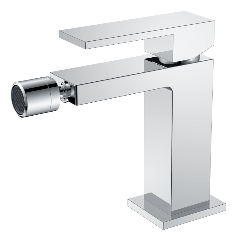Однорычажный смеситель на горизонтальную поверхность для биде Boheme Qubic 476 ФОТО