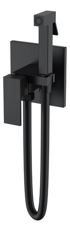 Однорычажный встраиваемый смеситель для гигиенического душа Boheme Qubic 477