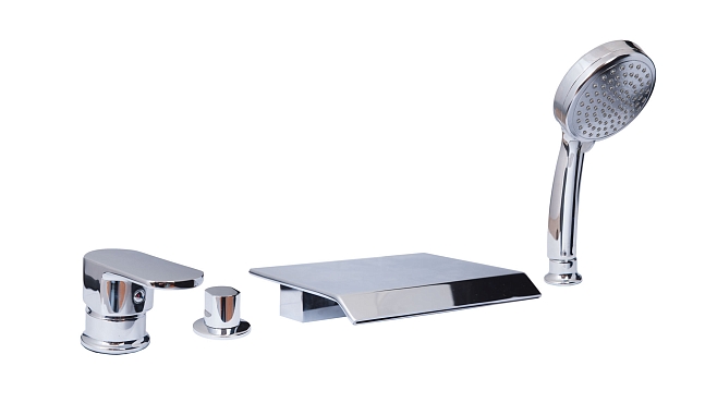 Изображение Однорычажный смеситель на горизонтальную поверхность для ванны Boheme  494