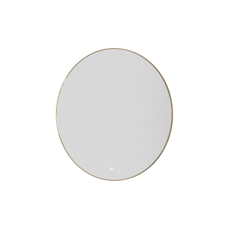 Зеркало круглое с LED подсветкой сенсор антипар 80х80 см Boheme Modern 545/2 ФОТО