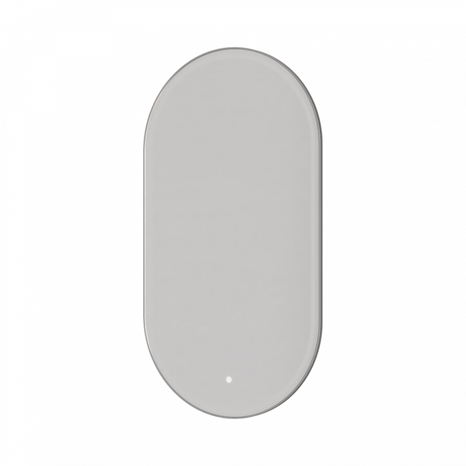 Зеркало овальное с LED подсветкой сенсор антипар 60х110 см Boheme 568 ФОТО