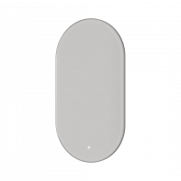 Зеркало овальное с LED подсветкой сенсор антипар 60х110 см Boheme 568 схема 3