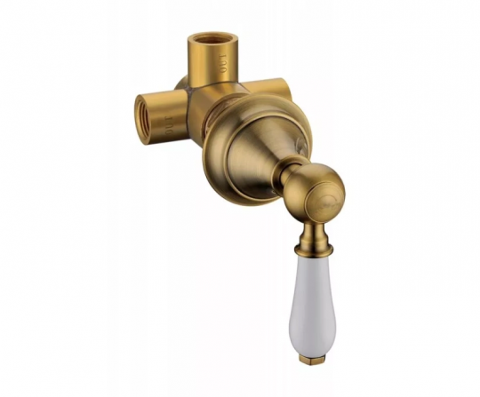 Дивертер встраиваемый Латунь Boheme 623 схема 2