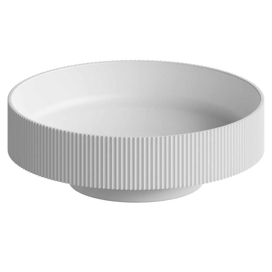 Изображение Накладная рифленная раковина Boheme Sole 801-R 40 см