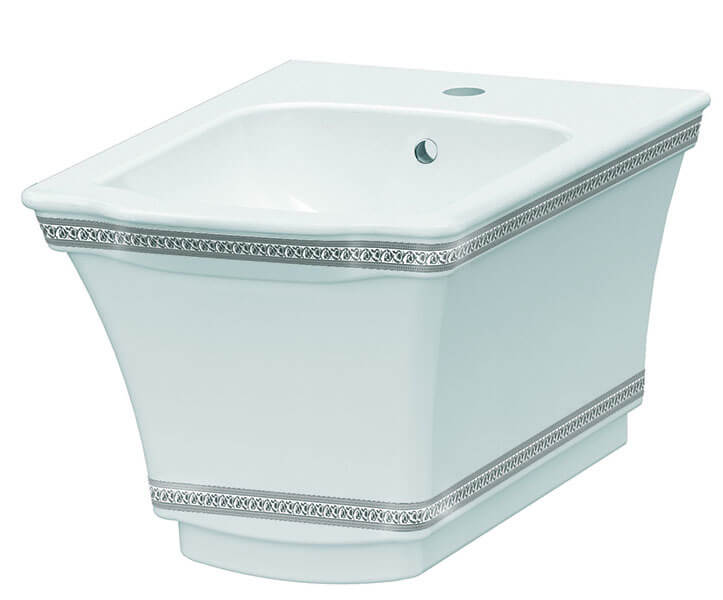 Подвесное биде с узором Boheme Hermitage 953 ФОТО