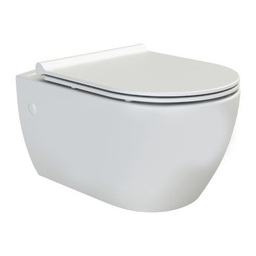 Изображение Унитаз подвесной ободковый Boheme Bianca 963-3-W