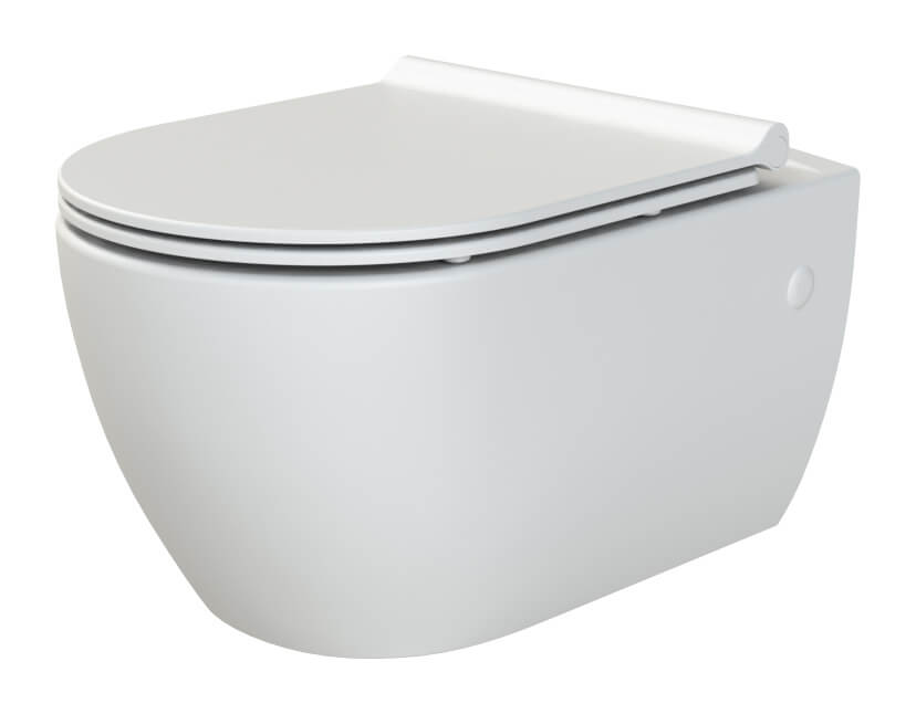 Подвесной унитаз матовый Boheme Bianca 963-WM