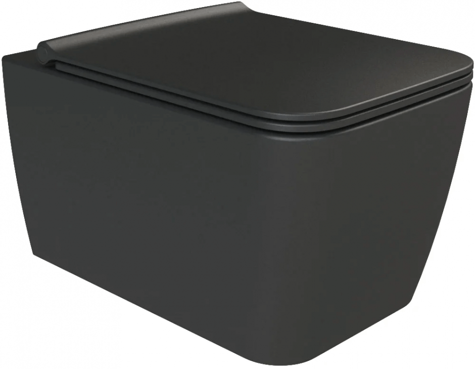 Подвесной унитаз без сиденья матовый Boheme Zen 967-B