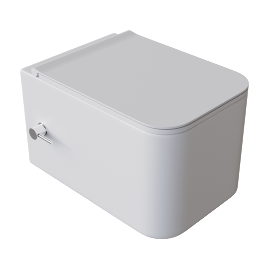 Унитаз подвесной с функцией биде с крышкой Boheme Mane 970-SET-2 схема 2